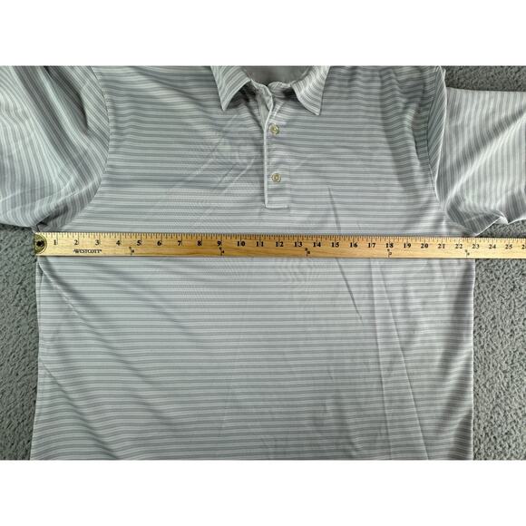 Greg Norman Polo Shirt Mens Large White Golf Short Sleeve Play Dry Performance - Picture 4 of 7